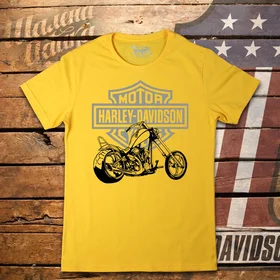 Прикольные футболки: Harley Davidson 007 Yellow